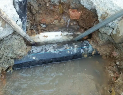 长泰测漏水之水管漏水